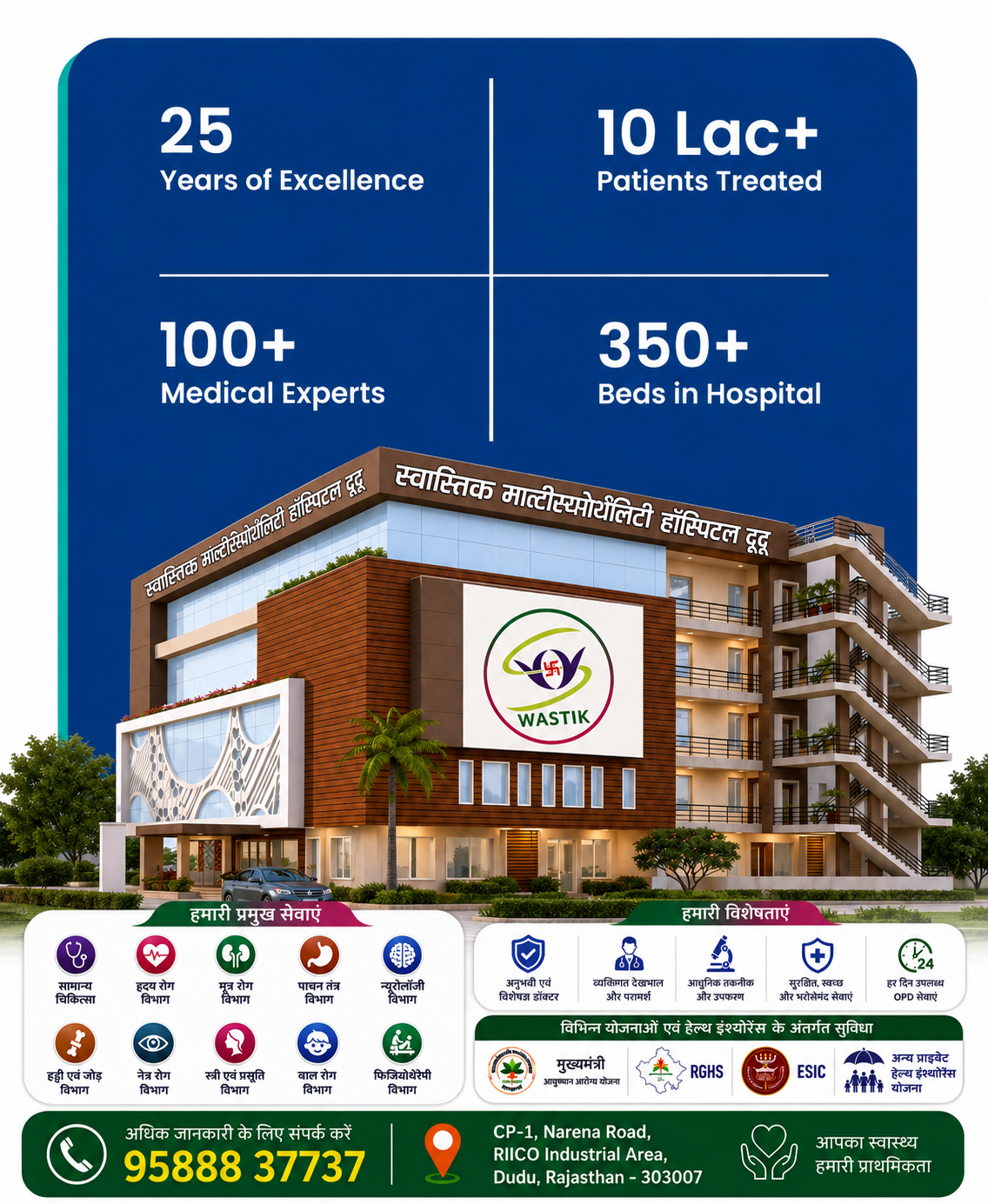 Swastik Multispeciality Hospital & Research Centre Building